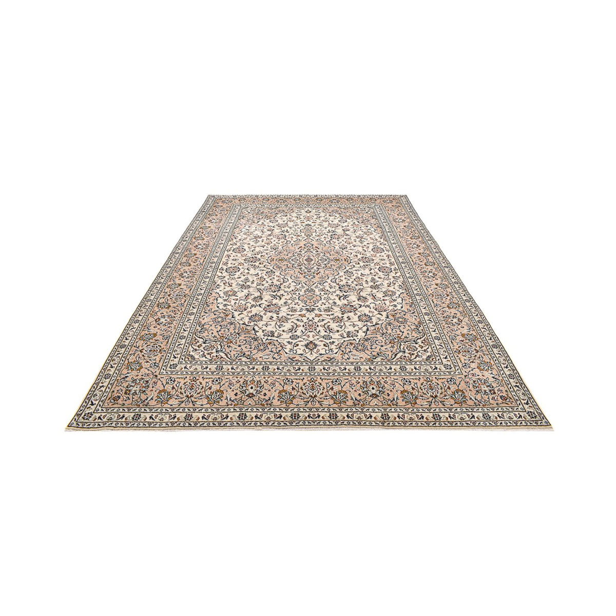 Alfombra persa - Keshan - 360 x 250 cm - beige claro