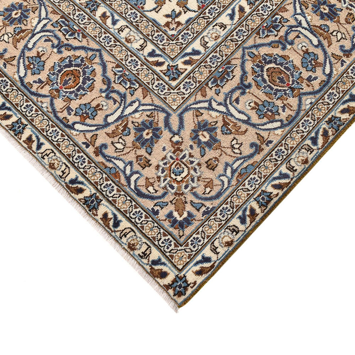 Alfombra persa - Keshan - 345 x 235 cm - arena