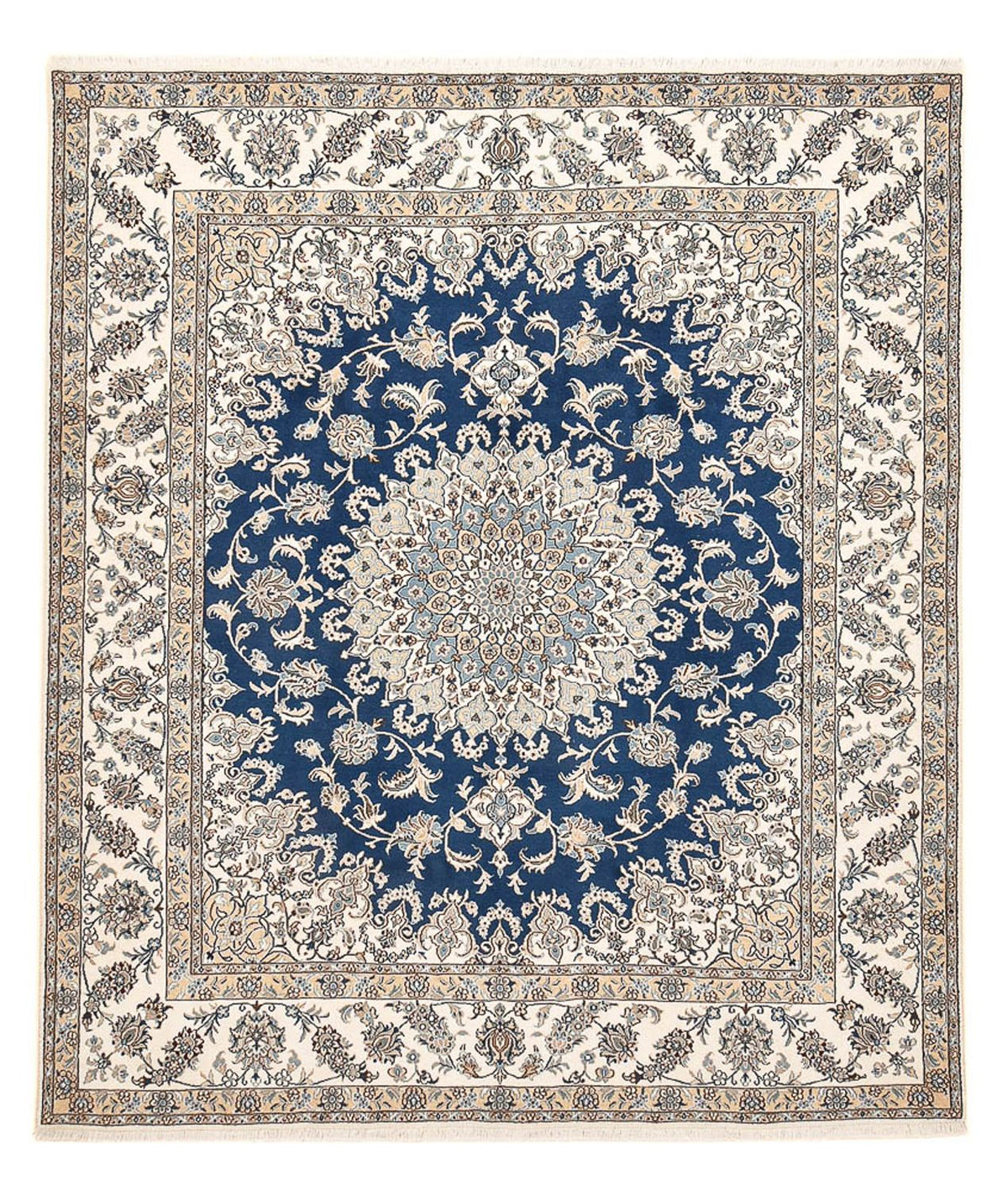 Alfombra persa - Nain - 293 x 244 cm - azul