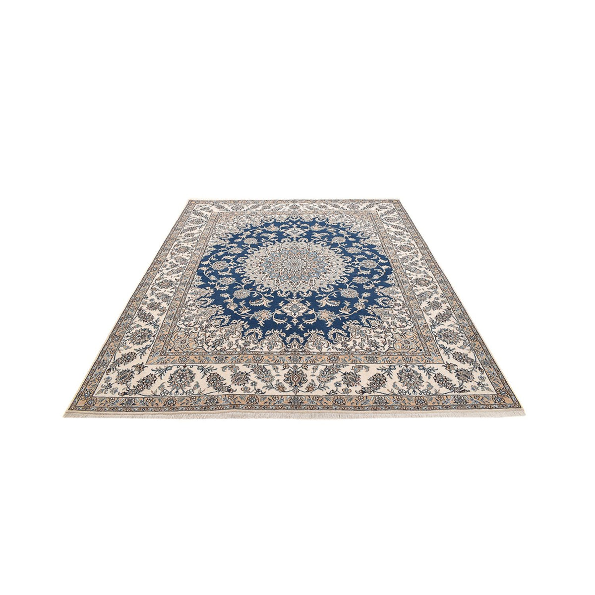 Alfombra persa - Nain - 293 x 244 cm - azul