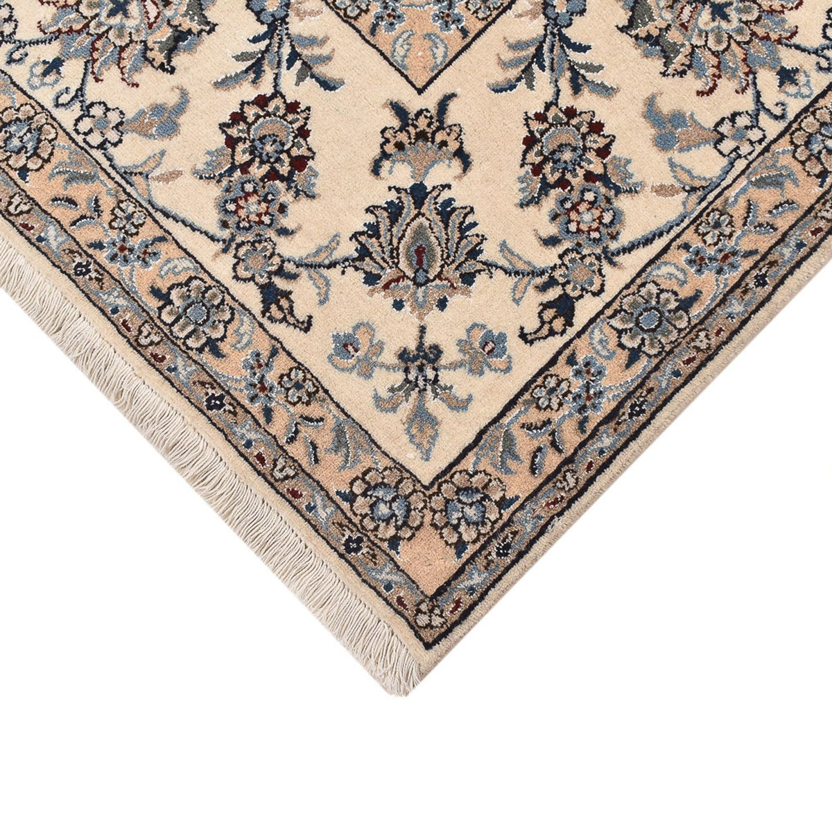 Alfombra persa - Nain - 290 x 243 cm - azul oscuro