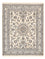 Alfombra persa - Nain - 198 x 147 cm - beige claro