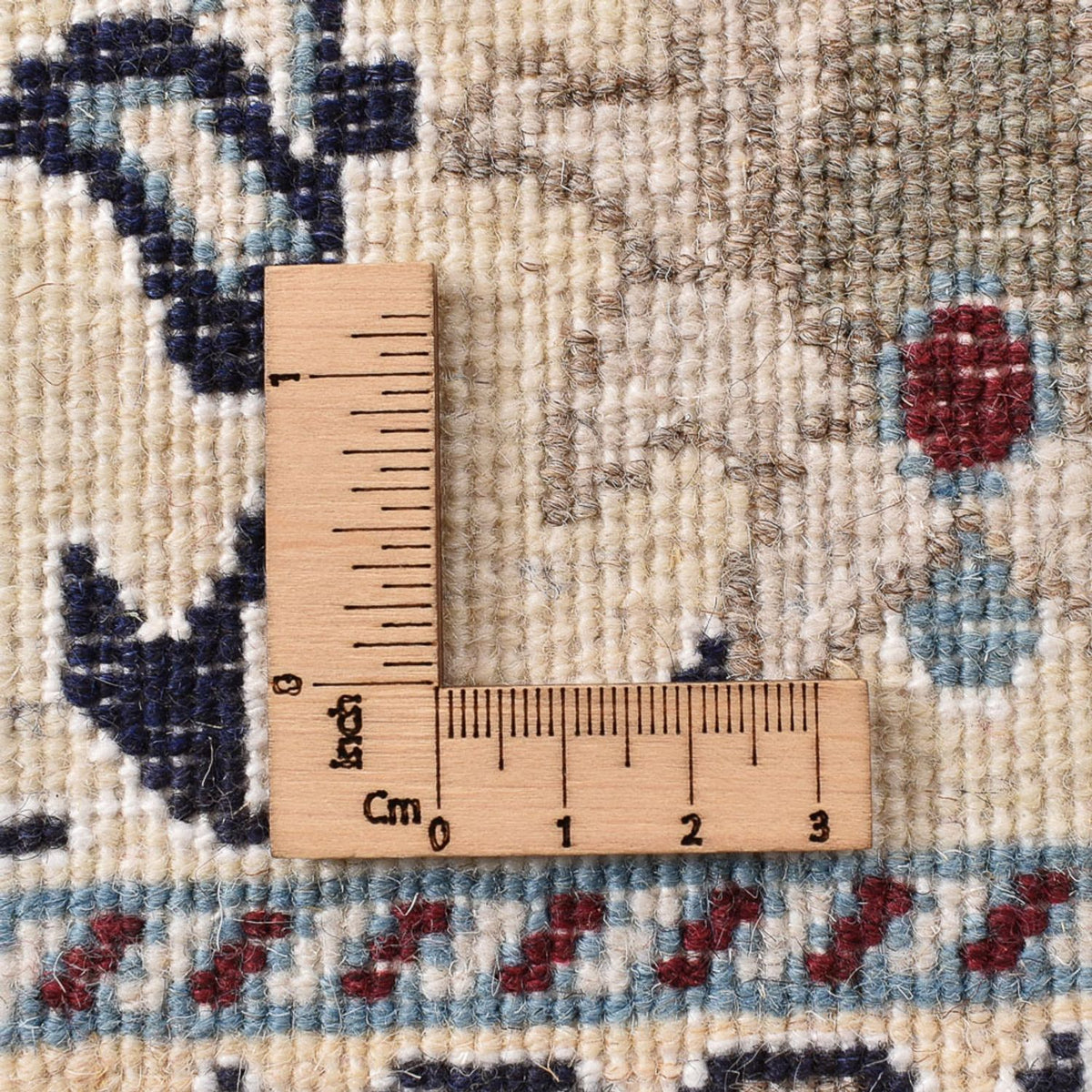 Alfombra persa - Nain - 237 x 169 cm - azul oscuro