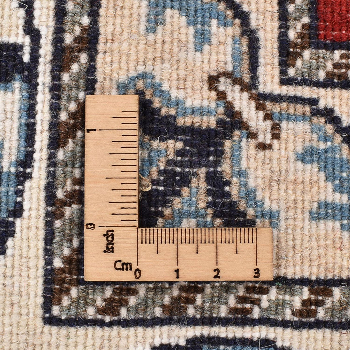 Alfombra persa - Nain cuadrado - 203 x 193 cm - rojo