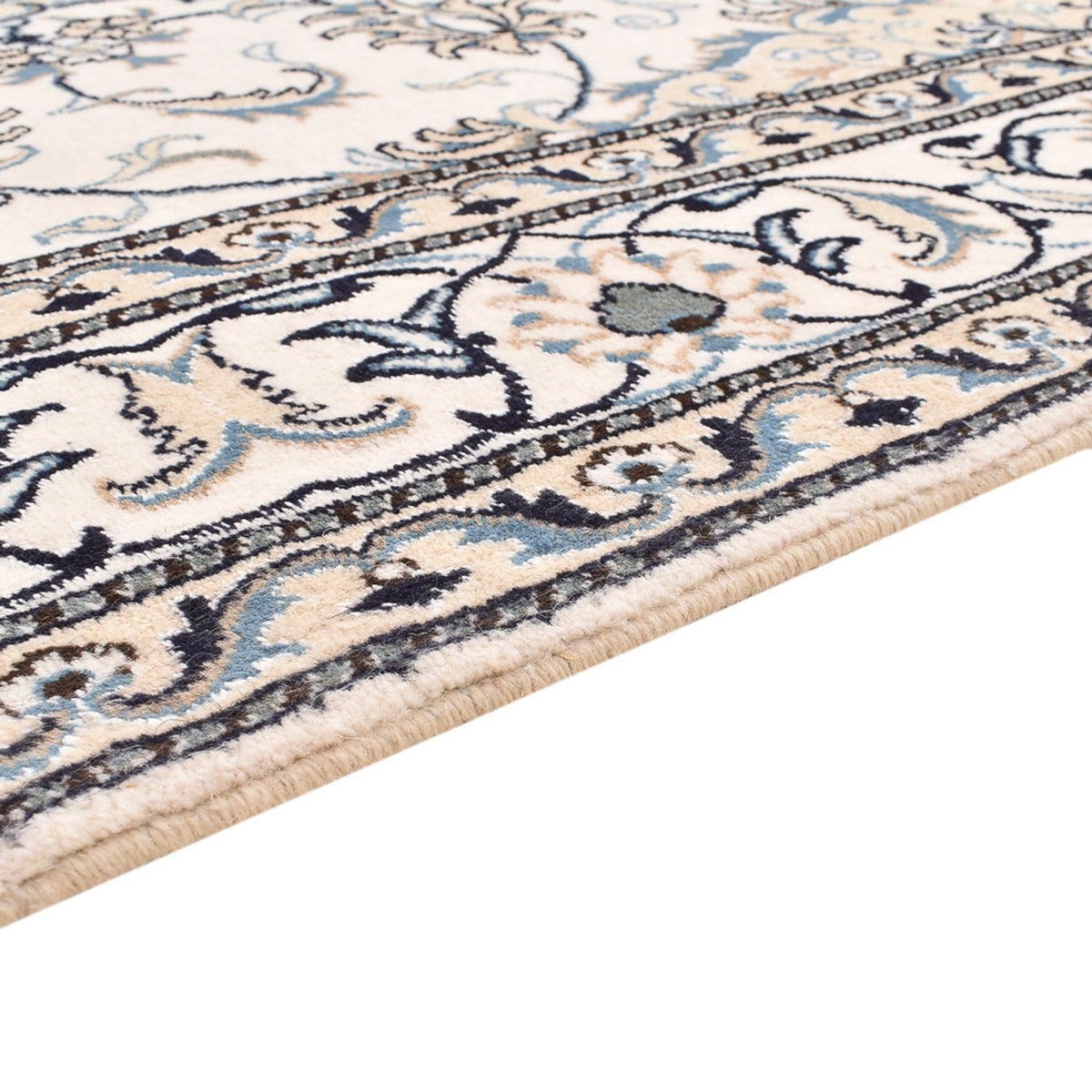 Alfombra persa - Nain - 239 x 171 cm - beige claro
