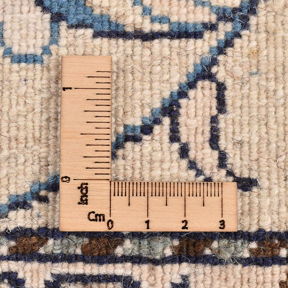 Alfombra de pasillo Alfombra persa - Nain - 307 x 78 cm - blanco