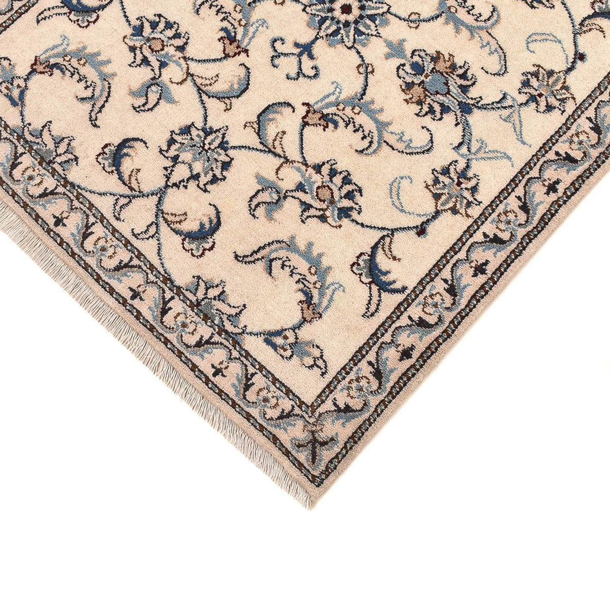 Alfombra de pasillo Alfombra persa - Nain - 286 x 80 cm - beige