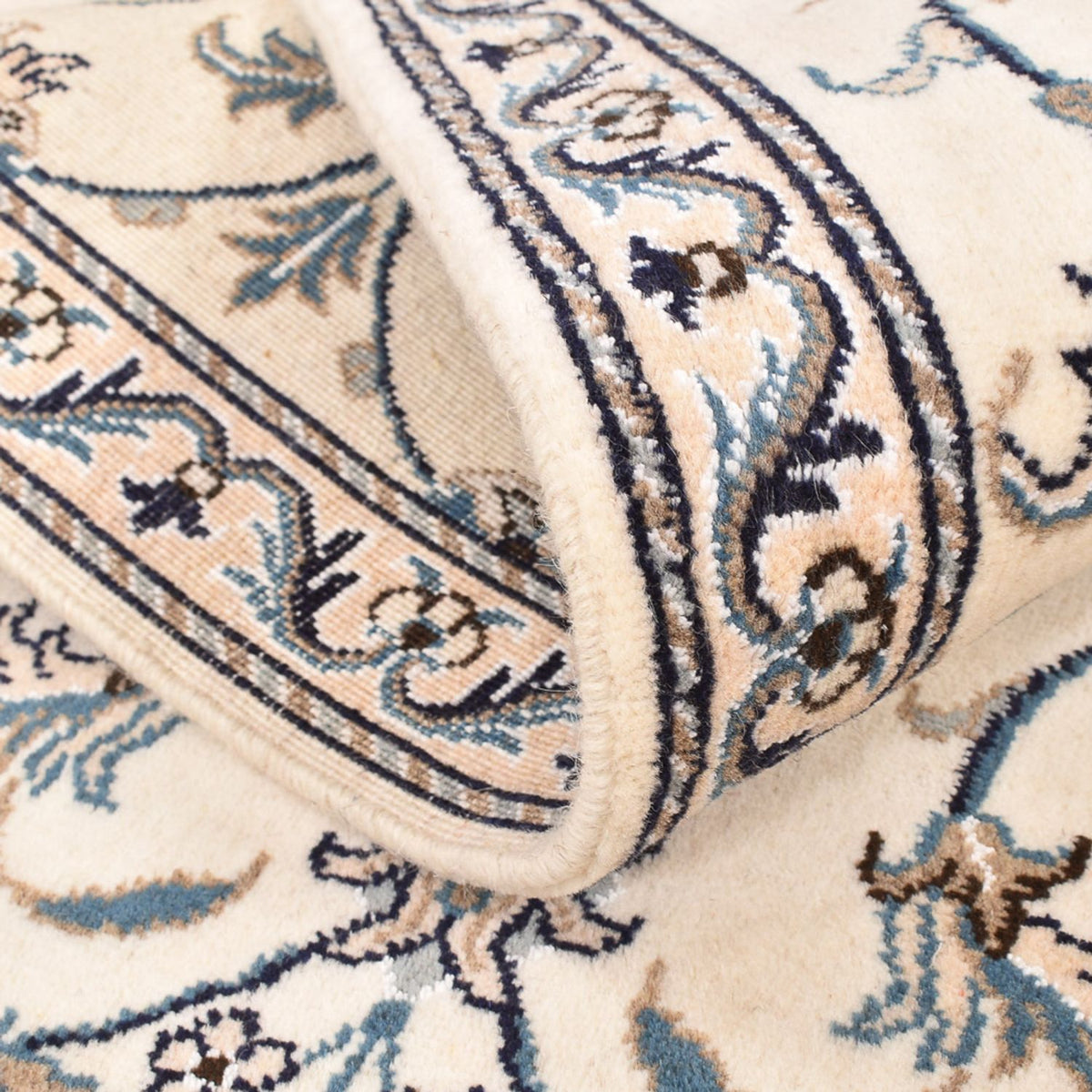 Alfombra persa - Nain - 137 x 87 cm - beige claro
