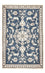 Alfombra persa - Nain - 138 x 89 cm - azul