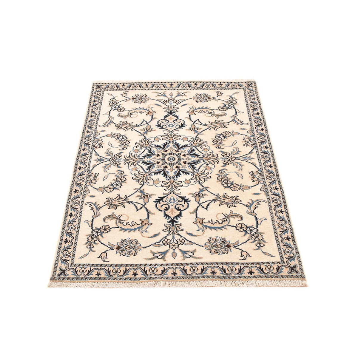 Alfombra persa - Nain - 137 x 90 cm - beige