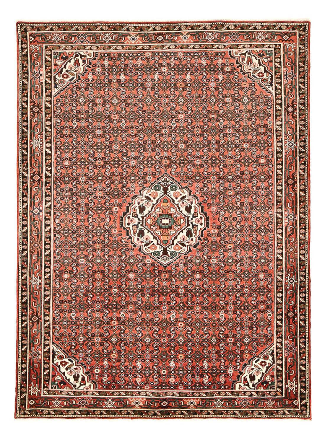 Alfombra persa - Nómada - 300 x 211 cm - rojo claro