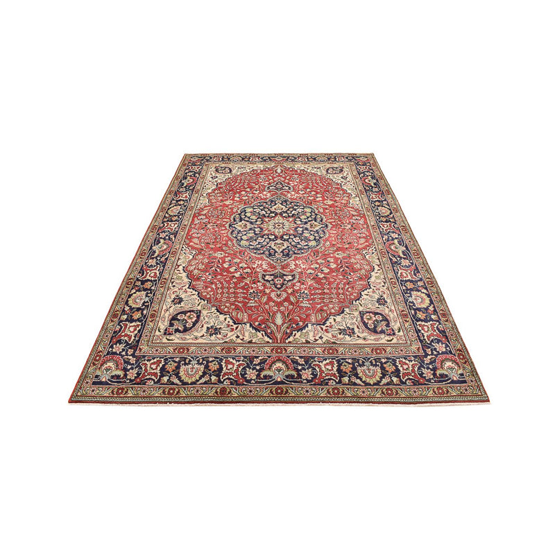 Alfombra persa - Tabriz - 300 x 200 cm - rojo claro