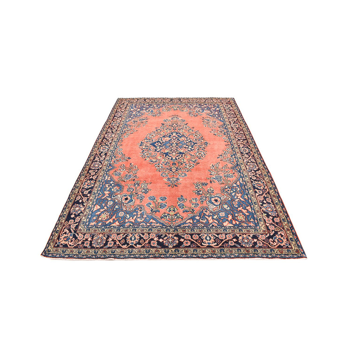 Alfombra persa - Real - 325 x 214 cm - rojo claro