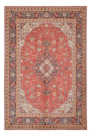 Alfombra persa - Tabriz - 300 x 200 cm - rojo claro