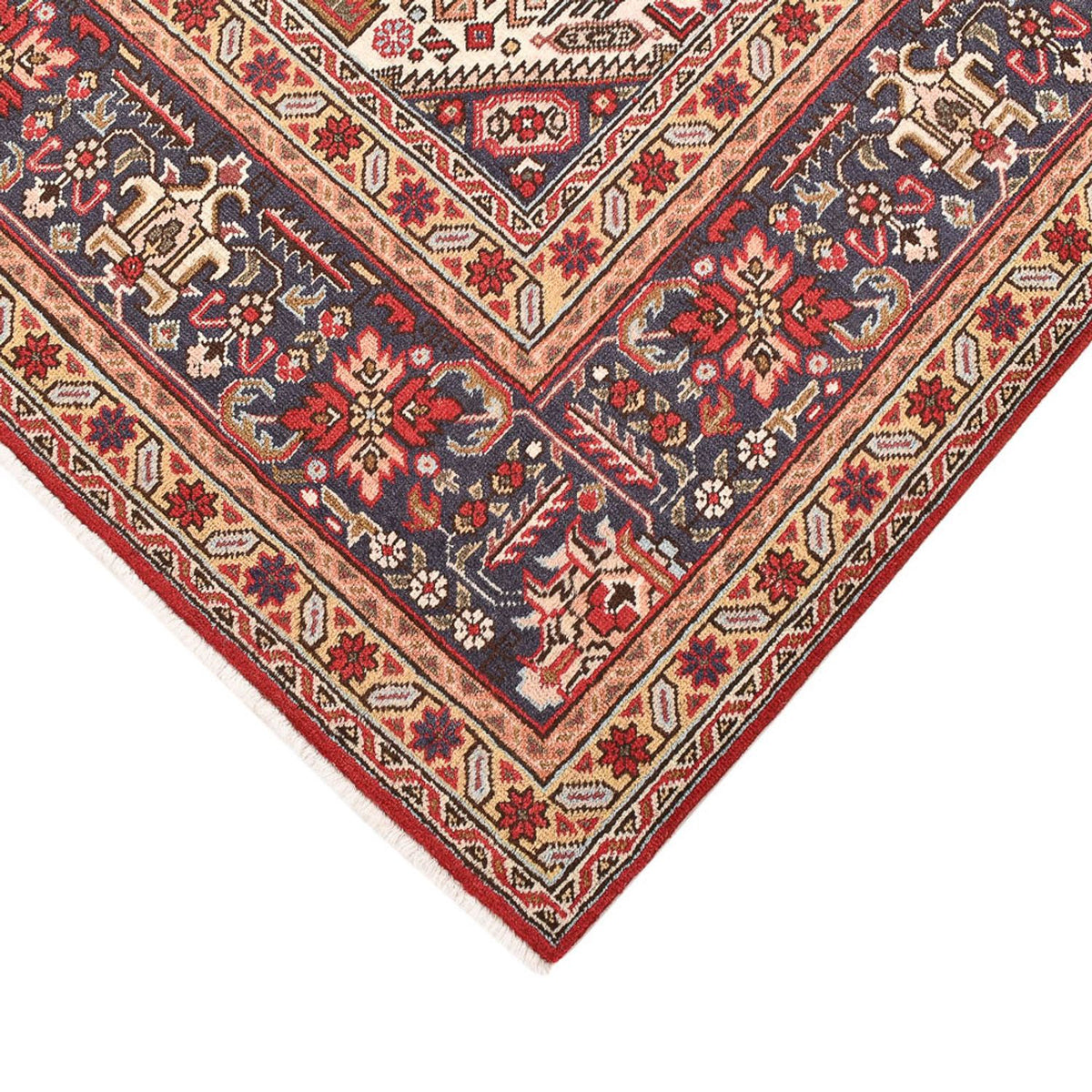 Alfombra persa - Tabriz - 300 x 200 cm - rojo claro