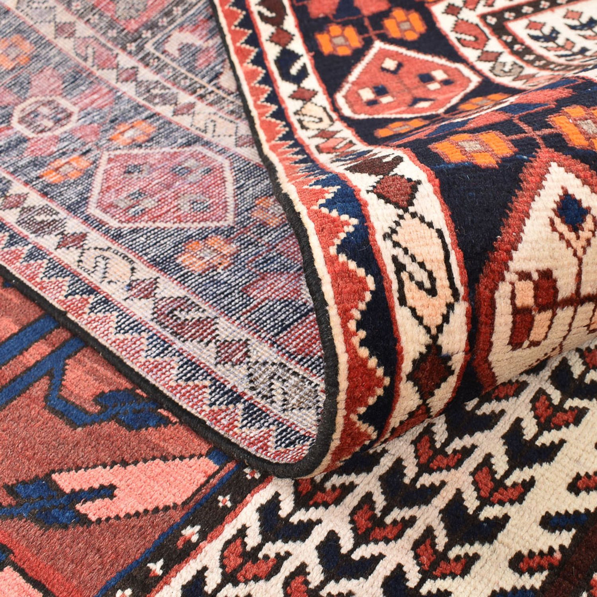 Alfombra persa - Nómada - 322 x 213 cm - multicolor