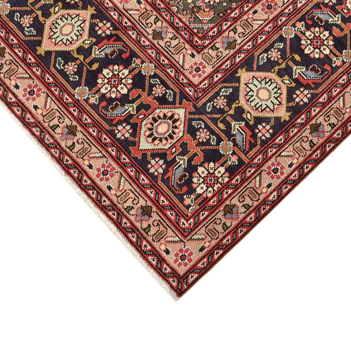Alfombra persa - Tabriz - 298 x 195 cm - beige oscuro