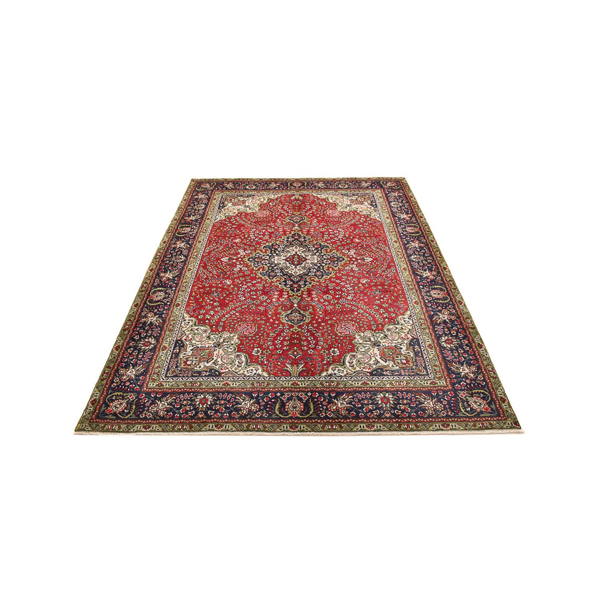 Alfombra persa - Tabriz - 275 x 190 cm - rojo