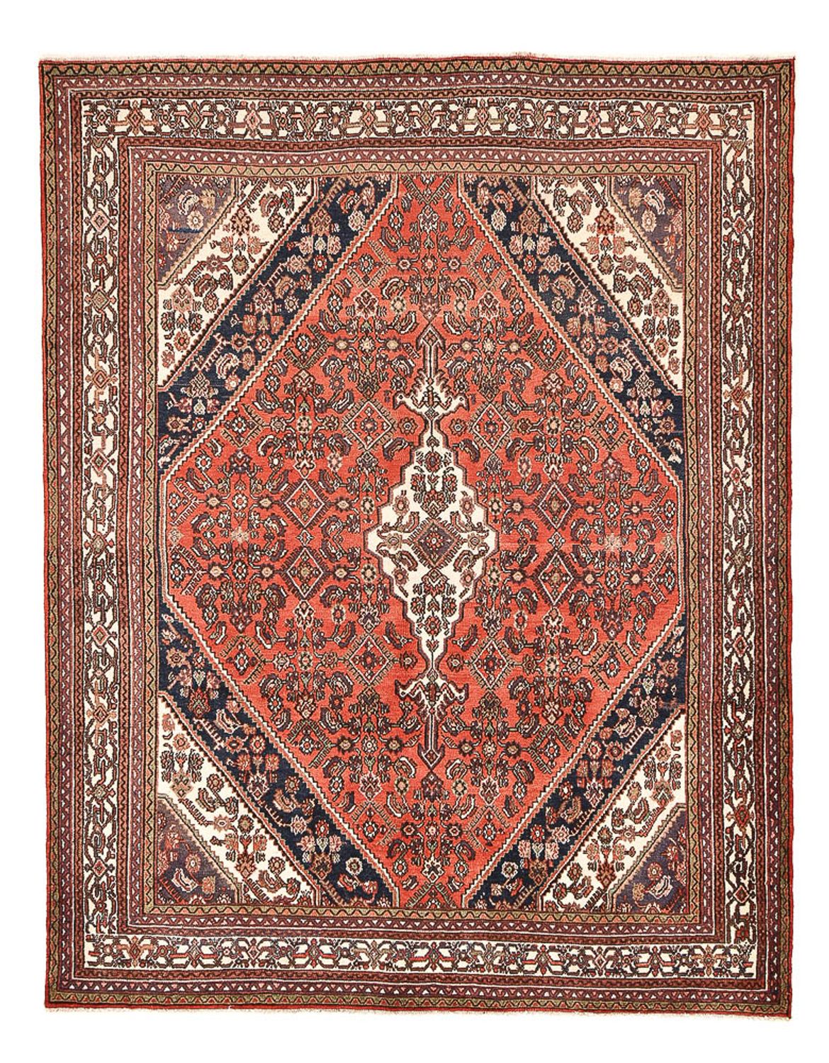 Alfombra persa - Nómada - 307 x 232 cm - rojo claro