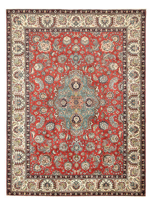Alfombra persa - Tabriz - 347 x 246 cm - rojo claro