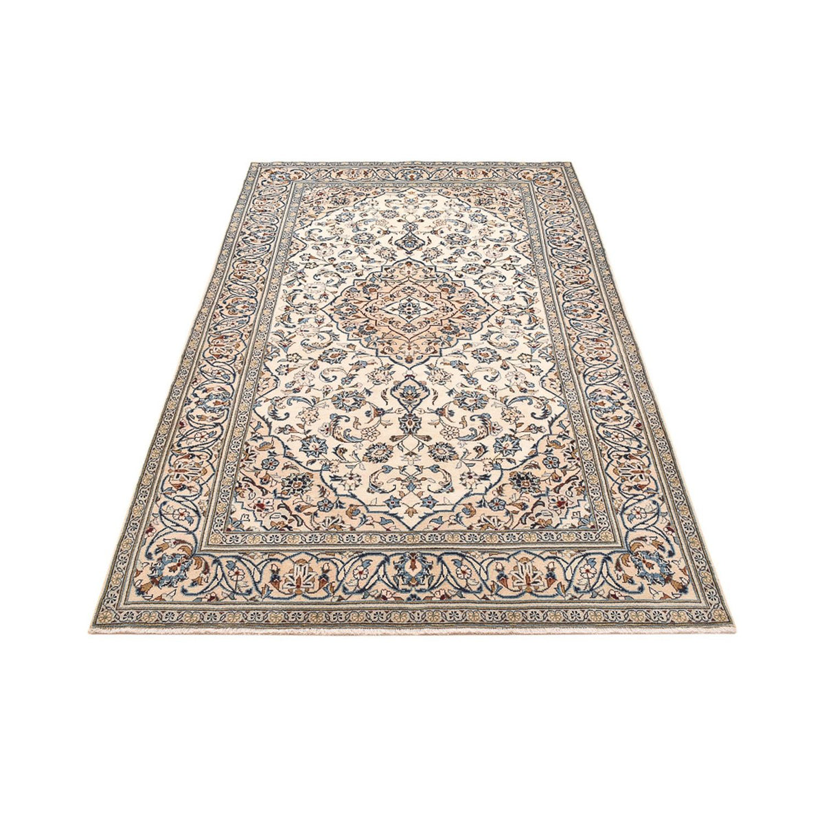 Alfombra persa - Keshan - 251 x 143 cm - arena