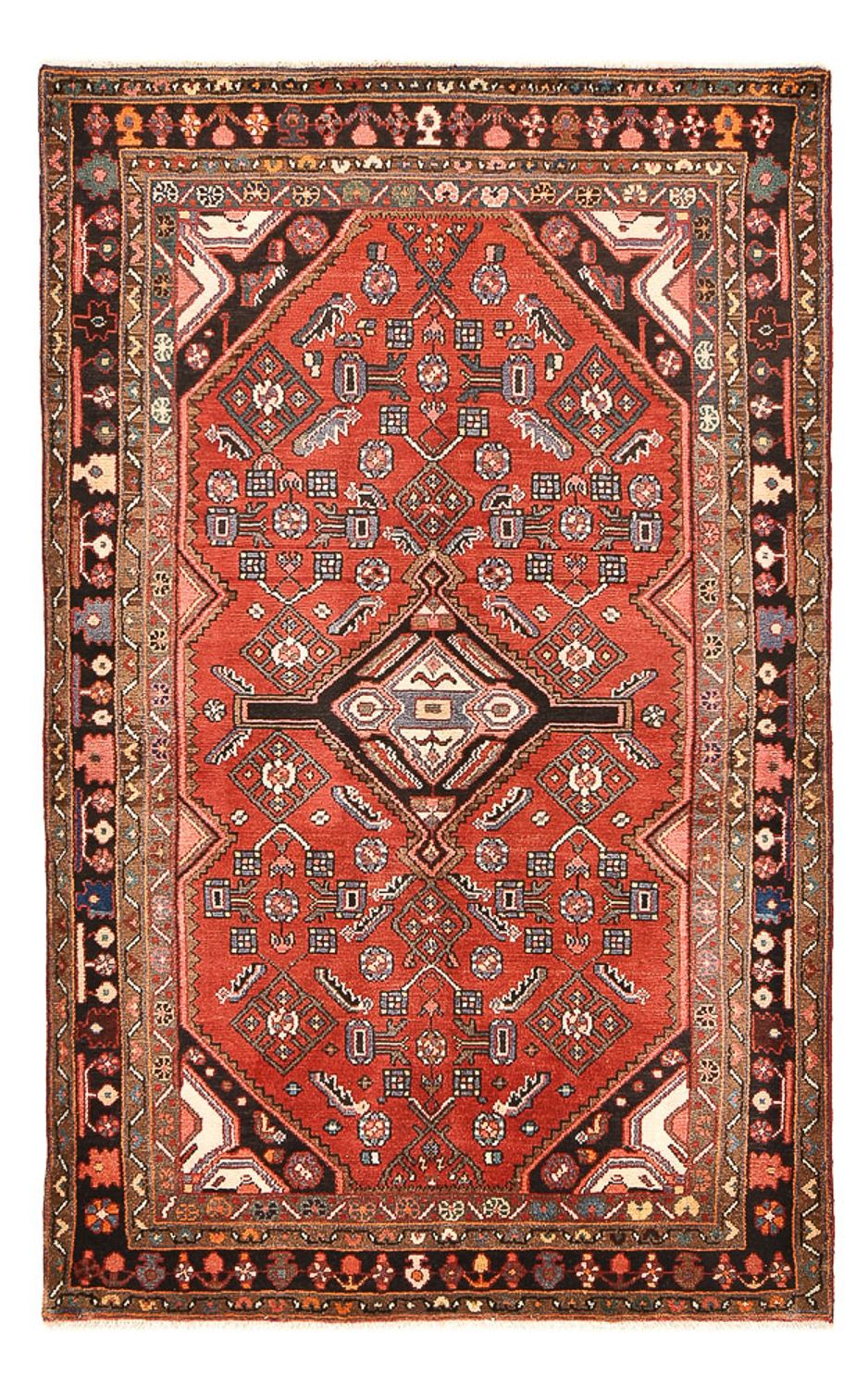 Alfombra persa - Nómada - 225 x 140 cm - rojo