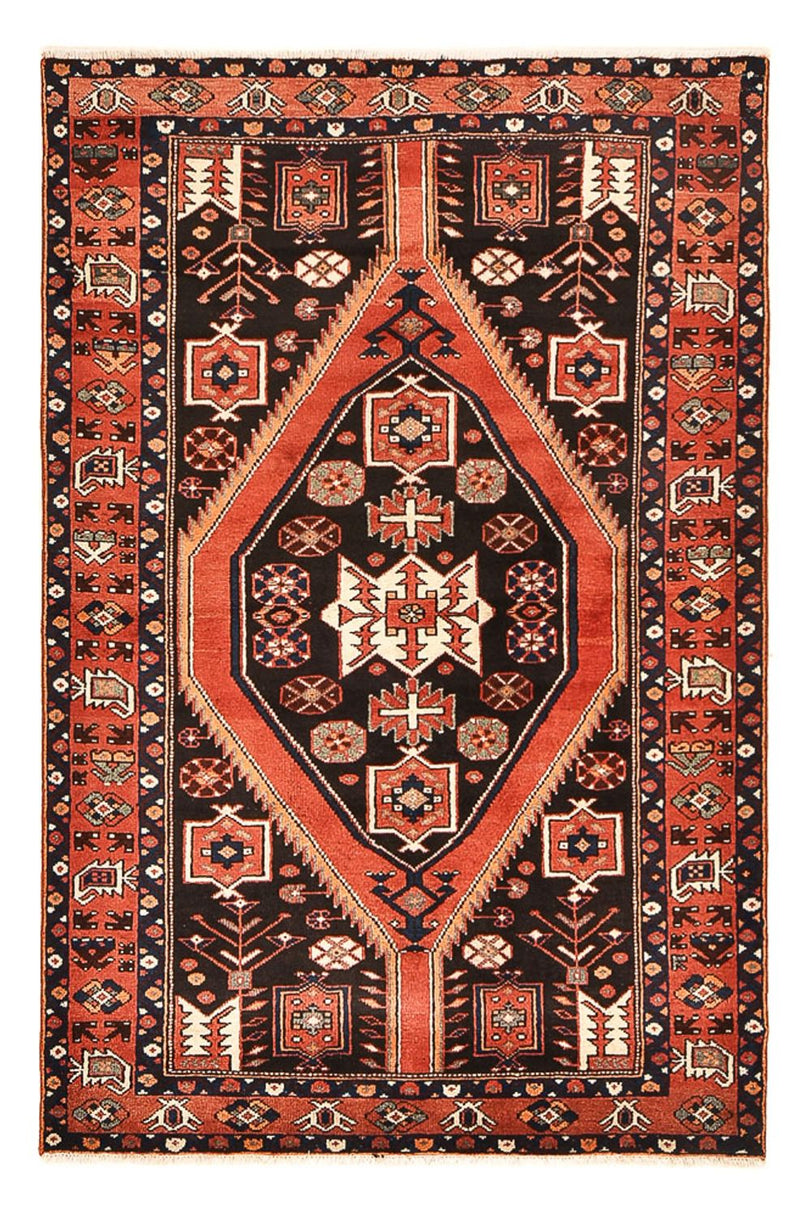 Alfombra persa - Nómada - 200 x 130 cm - rojo claro
