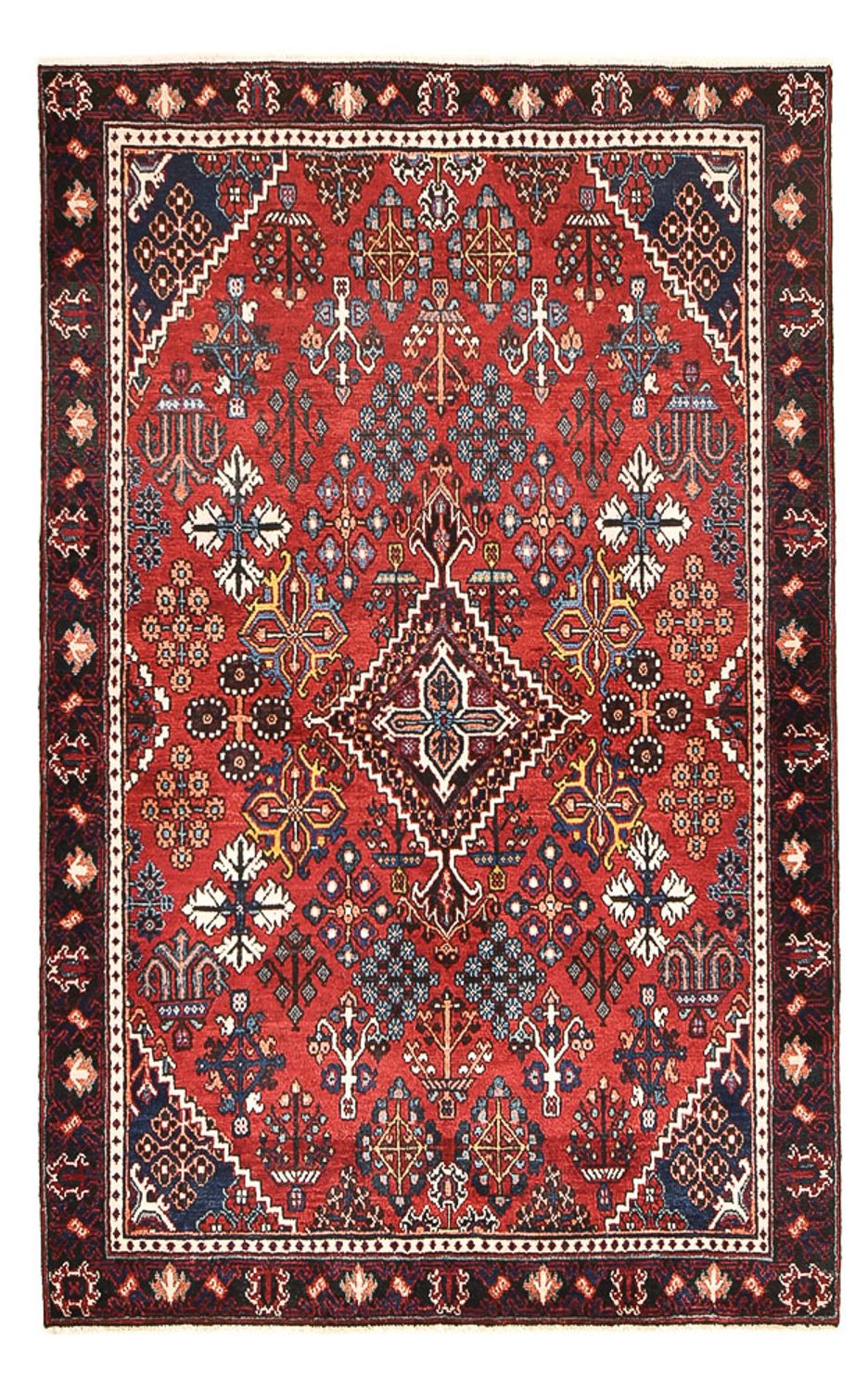 Alfombra persa - Nómada - 210 x 130 cm - rojo
