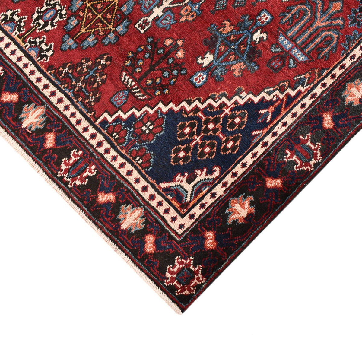 Alfombra persa - Nómada - 210 x 130 cm - rojo