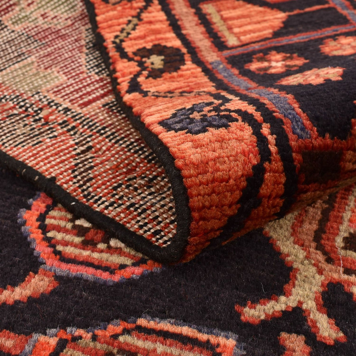 Alfombra persa - Nómada - 222 x 140 cm - rojo claro