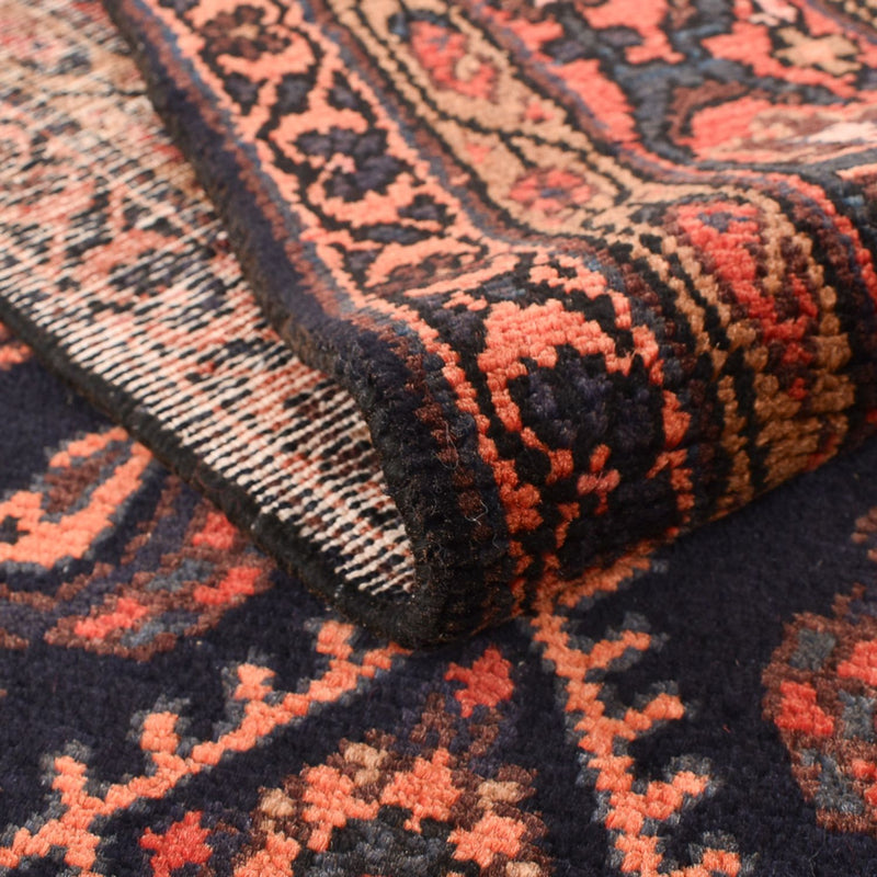 Alfombra de pasillo Alfombra persa - Nómada - 205 x 108 cm - azul oscuro