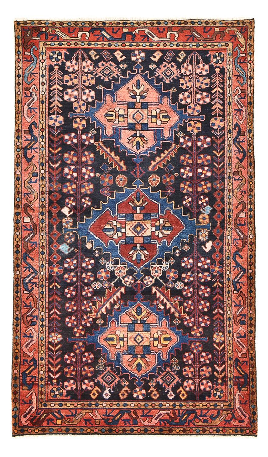 Alfombra persa - Nómada - 187 x 107 cm - azul oscuro