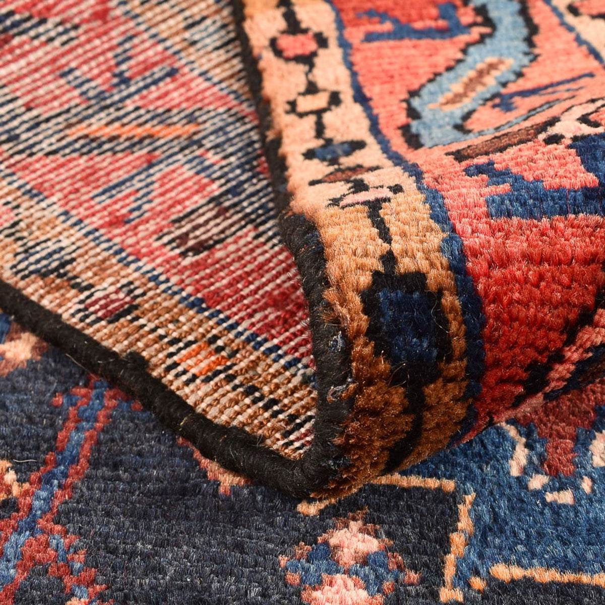 Alfombra persa - Nómada - 187 x 107 cm - azul oscuro