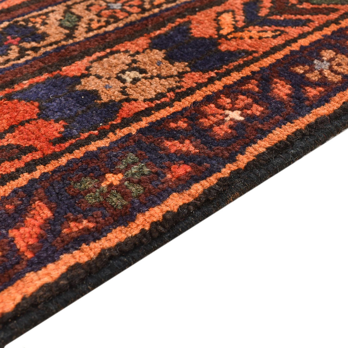 Alfombra persa - Bidjar - 210 x 130 cm - rojo oscuro