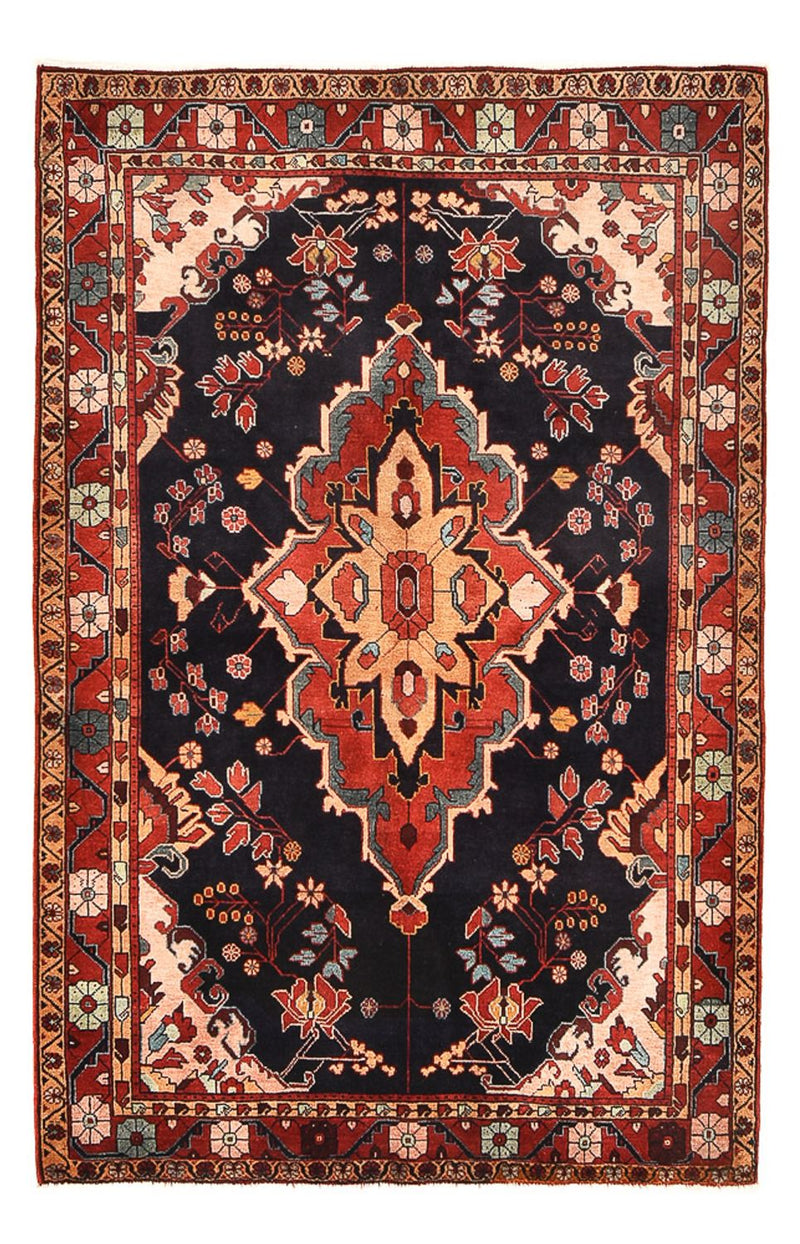 Alfombra persa - Nómada - 228 x 145 cm - azul oscuro