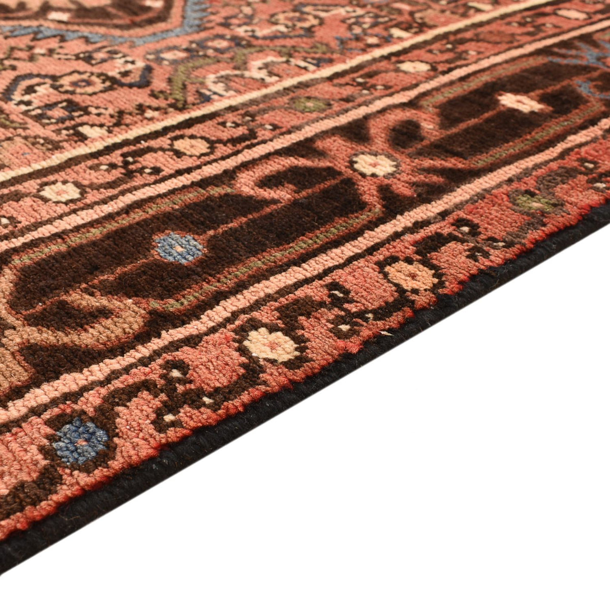 Alfombra persa - Nómada - 220 x 156 cm - rojo claro