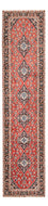 Alfombra de pasillo Alfombra persa - Keshan - 397 x 95 cm - rojo claro