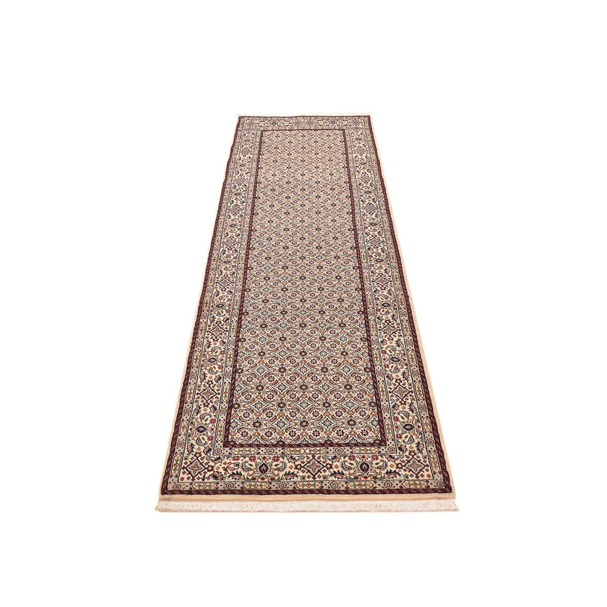 Alfombra de pasillo Alfombra persa - Clásica - 292 x 82 cm - beige