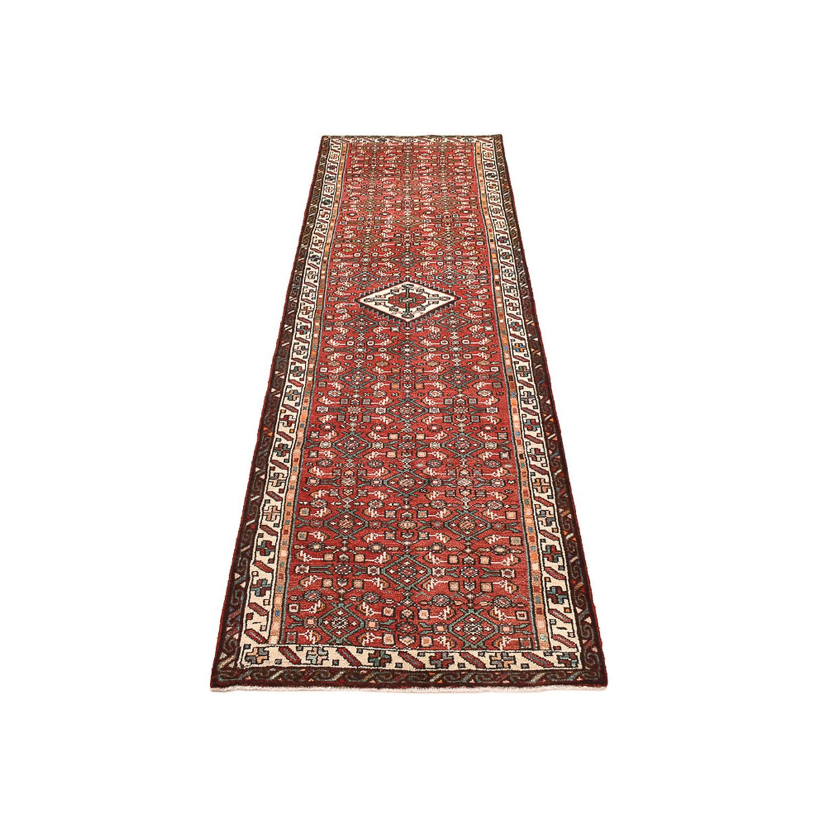 Alfombra de pasillo Alfombra persa - Nómada - 288 x 85 cm - óxido