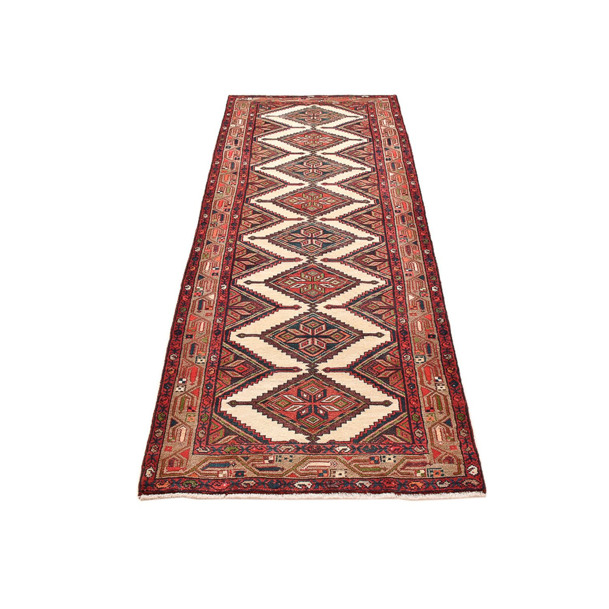 Alfombra de pasillo Alfombra persa - Nómada - 271 x 87 cm - rojo claro