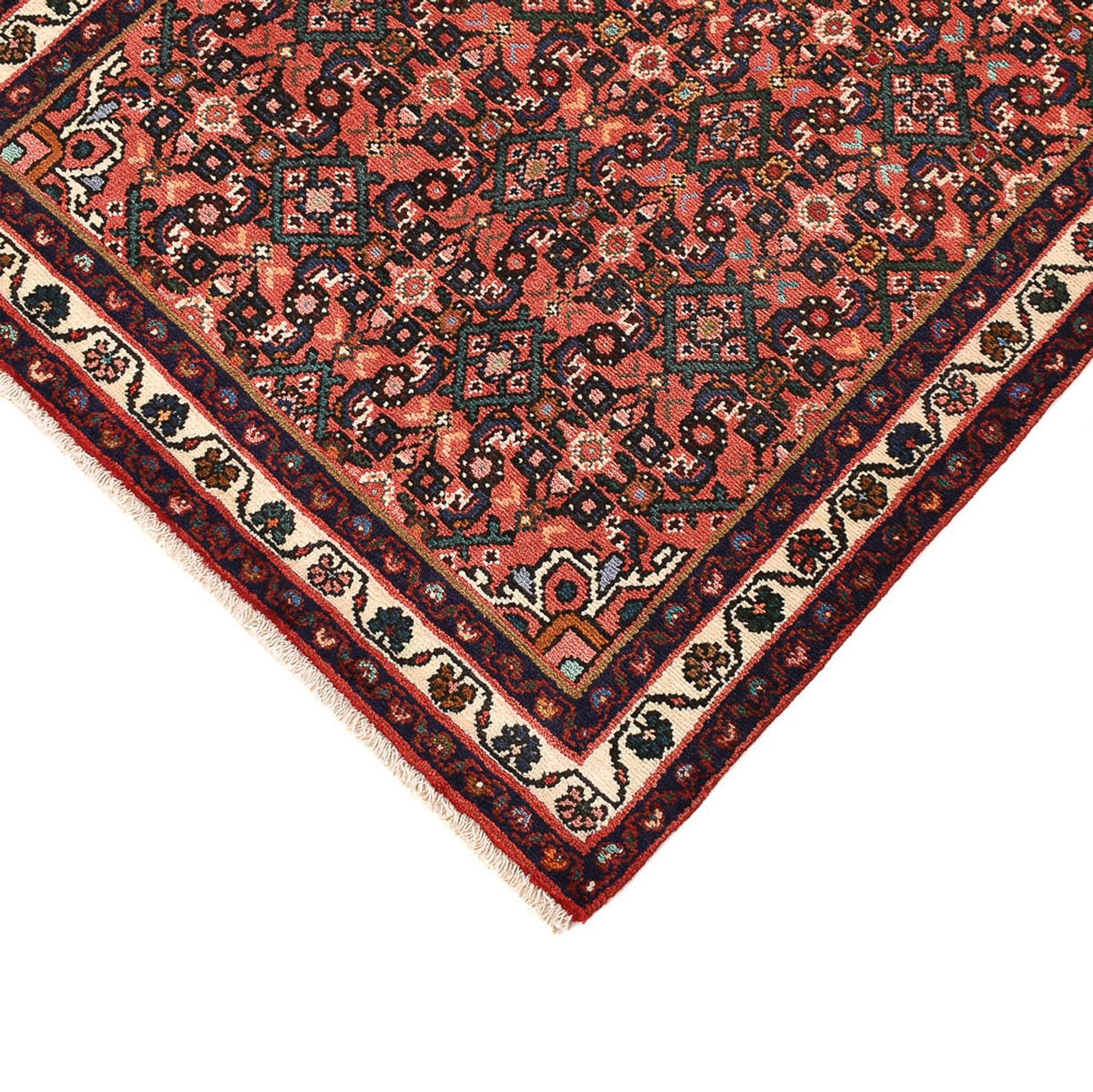 Alfombra de pasillo Alfombra persa - Nómada - 277 x 85 cm - rojo claro