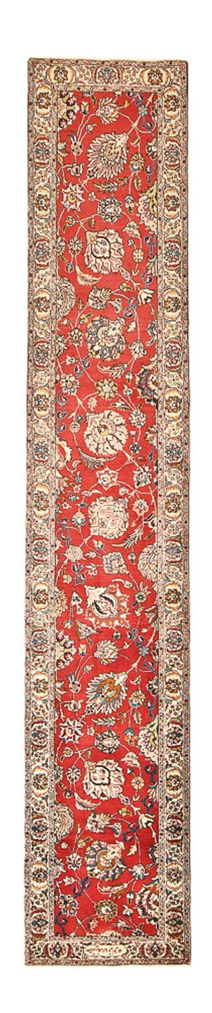 Alfombra de pasillo Alfombra persa - Tabriz - 398 x 72 cm - rojo