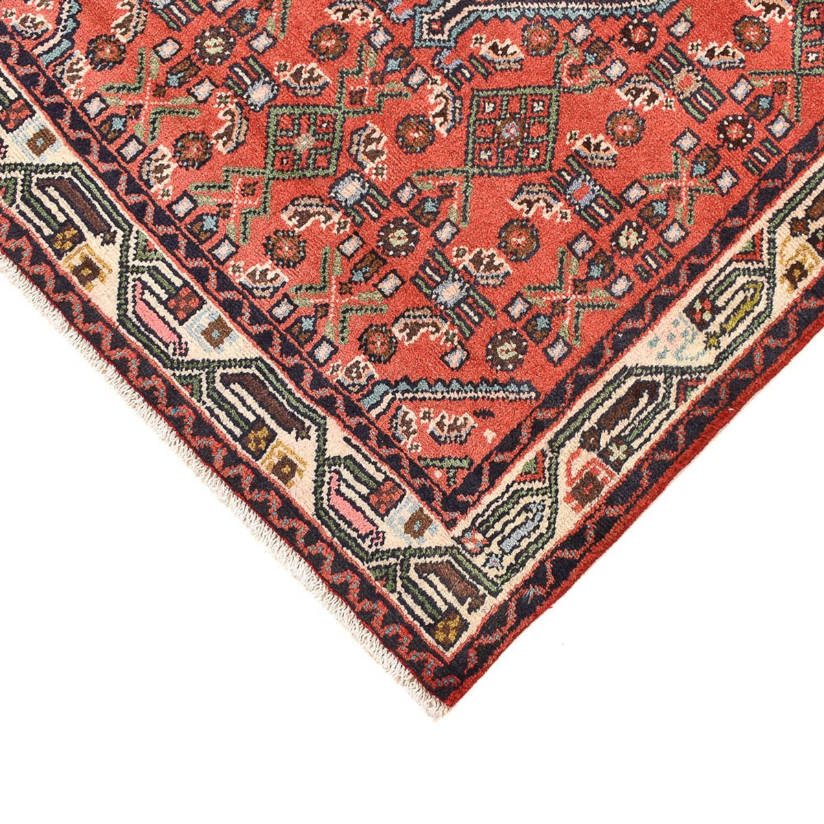 Alfombra persa - Nómada - 172 x 81 cm - rojo claro