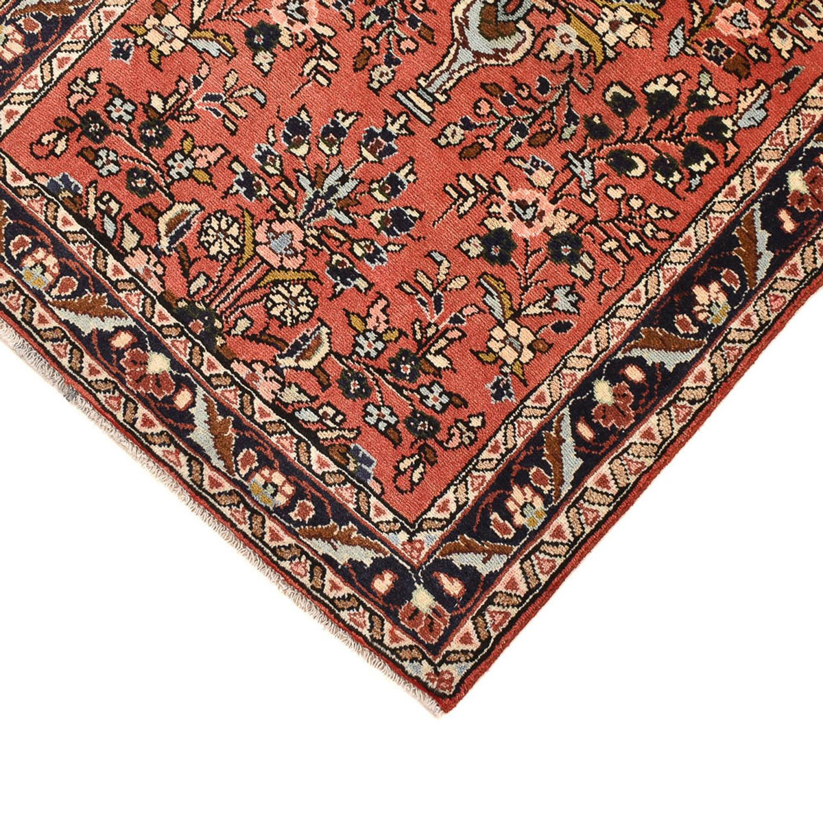 Alfombra de pasillo Alfombra persa - Nómada - 189 x 75 cm - rojo claro