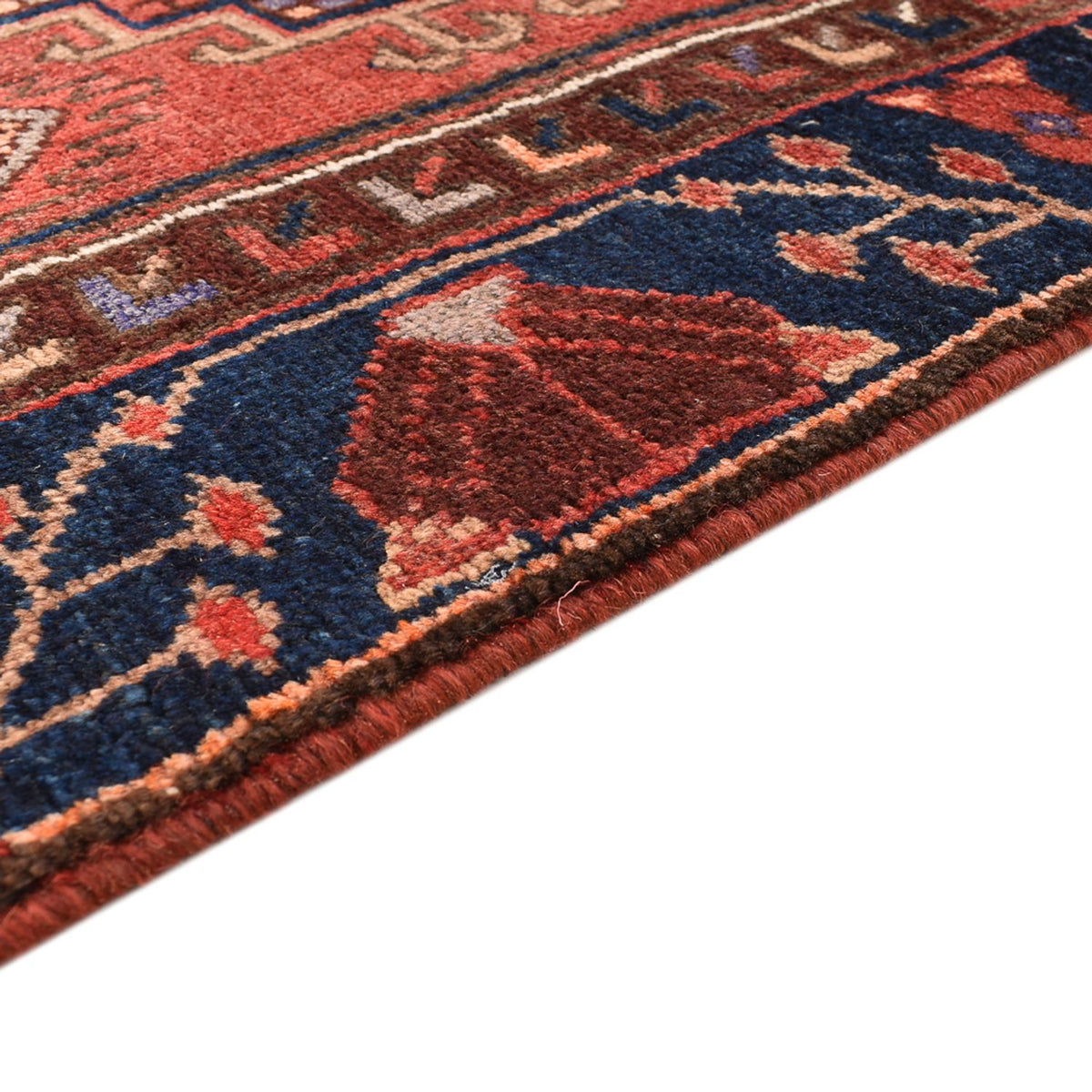 Alfombra de pasillo Alfombra persa - Bidjar - 300 x 98 cm - rojo