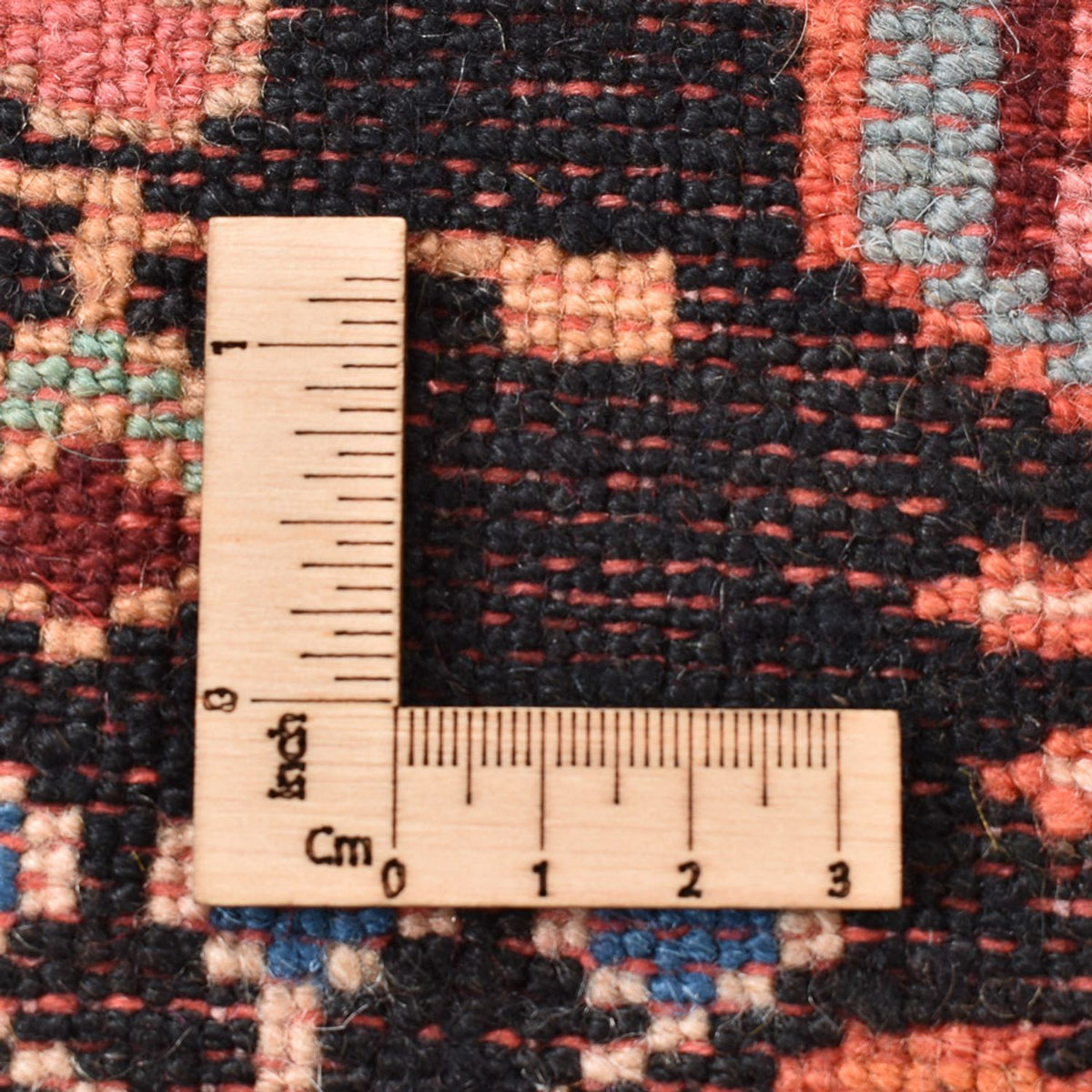 Alfombra persa - Nómada - 132 x 92 cm - azul oscuro