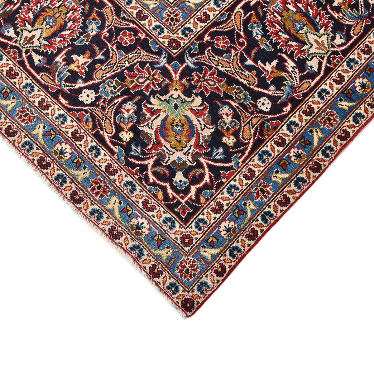 Alfombra persa - Keshan - 403 x 287 cm - rojo