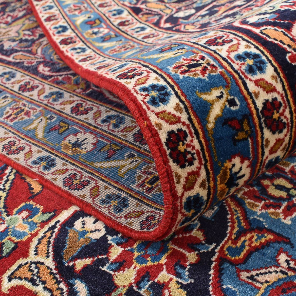 Alfombra persa - Keshan - 403 x 287 cm - rojo