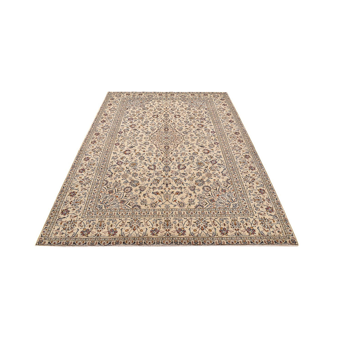 Alfombra persa - Keshan - 296 x 198 cm - beige