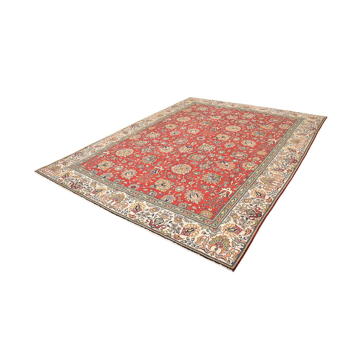 Alfombra persa - Tabriz - 373 x 284 cm - rojo